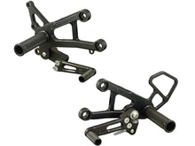 WOODCRAFT Kawasaki ZX-10R (06-10) Complete Rearset Kit W/Shift & Brake Pedals Black