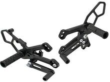 WOODCRAFT Yamaha R3 (2015) Adjustable Standard Shift Rearset Assembly Complete W/Shift & Brake Pedal Black