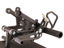 WOODCRAFT Yamaha R6 (06-16) Complete Rear Set Kit Standard Shift BLACK