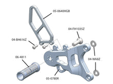 WOODCRAFT Rearset Kit for the MV Agusta F3 675-800