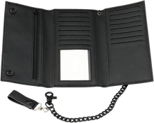 Z1R Z1R Leather Wallet - Black - Long 30701119
