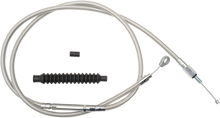 LA CHOPPERS Stainless Steel Braided Clutch Cable - 12"-14" Ape Hangers - '07-'22 Sportster LA-8320C13