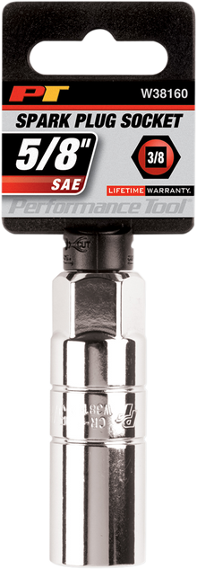 PERFORMANCE TOOL Socket - Spark/Plug - 5/8" W38160
