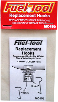 FUEL-TOOL Replacement Hooks - Fuel Check Valve - 4 Pack MC450