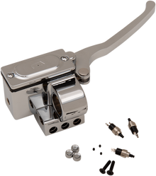 GMA ENGINEERING BY BDL Brake Master Cylinder Assembly - 5/8" - Switch - Chrome GMA-HB-5-C