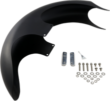 PAUL YAFFE BAGGER NATION Talon Front Fender - 26" Wheel - With Satin Adapters - Touring Models PYO:TALON26-14L-S