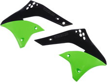 ACERBIS Radiator Shrouds - '06 OE Green/Black 2043740215