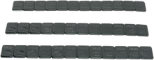 K&L SUPPLY Wheel Weights - Rectangle - Adhesive Stick-On - Black - 36 Pack 32-2428