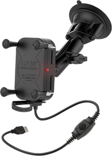 RAM MOUNTS Tough-Charge™ Waterproof Wireless Charging Mount - Suction Cup Mount RAM-B-166-UN12W