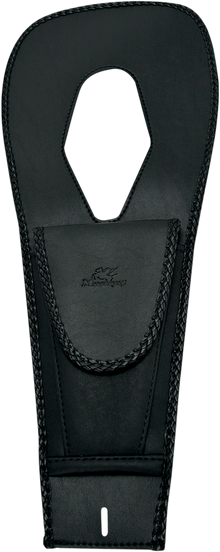 MUSTANG Pouch Tank Bib - Smooth - Black - Honda 93302