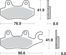 SBS HS Brake Pads - Kawasaki 638HS