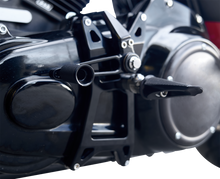 SPEED MERCHANT Mid-Controls - with Pegs - Black - FL '17-'23 SM-M8FLMIDWP-BK
