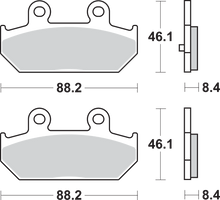 SBS Scooter Brake Pads - Burgman 182MS