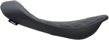 DRAG SPECIALTIES SEATS Low Solo Seat - Double Diamond - Silver Stitch - FLHR/FLHX '99-'07 0801-1156