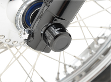 DRAG SPECIALTIES Axle Caps - Front - Black - Pair 0214-0831