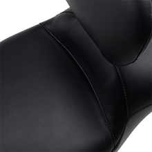 LE PERA Maverick Daddy Long Legs Seat - With Backrest - Black - Smooth - FL '08-'23 LK-957DLTBRS
