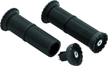 Kuryakyn Riot Universal Grips 1in Satin Black