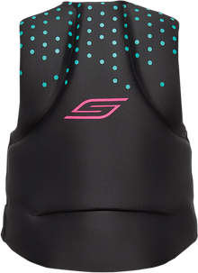 SLIPPERY Women's Surge Neo Vest - Black/Mint - Small 142414-70082021