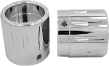 AVON GRIPS Front Axle Nut Cover - Chrome - Rival - 1" AXL-RIV-CH