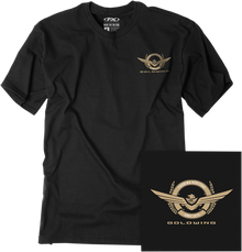 FACTORY EFFEX Goldwing Badge T-Shirt - Black - Large 25-87824