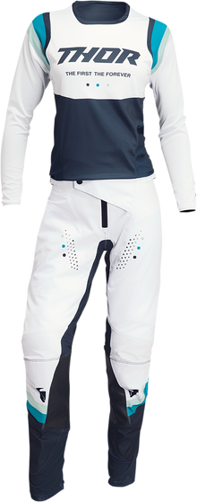THOR Women's Pulse Rev Pants - White/Midnight - US 9/10 2902-0292