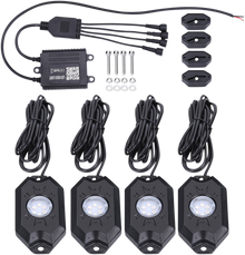 BRITE-LITES LED Rock Light Kit - RGB and Bluetooth BL-RGBROCK4