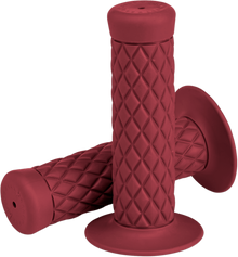 BILTWELL Thruster Bar Grips - 7/8" - Oxblood 6702-0378