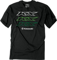 FACTORY EFFEX Kawasaki Repeater T-Shirt - Heather Charcoal - Large 26-87104