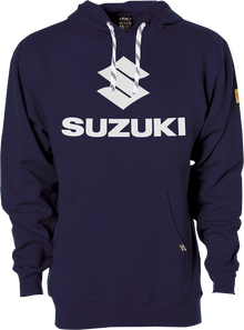 FACTORY EFFEX Suzuki Vertical Pullover Hoodie - Navy - Medium 26-88402