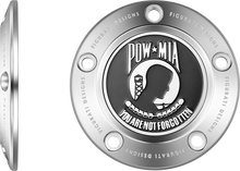 FIGURATI DESIGNS Timing Cover - 5 Hole - POW MIA - Stainless Steel FD50-TC-5H-SS