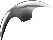 PAUL YAFFE BAGGER NATION Cafe Front Fender - 21" - Chrome Spacers PYO:CAFE-21-13E-C