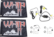 WHIPITLIGHTRODS 3' Light Rod Whip - Chase - Pair - White SB-CHSBTR-232
