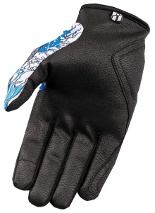 ICON Hooligan™ Dino Fury Gloves - Blue - XL 3301-4638