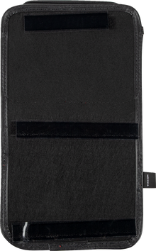 SHOW CHROME Kaliber Dash Pouch - Black with Red Stitching H44-4RED