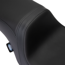 DRAG SPECIALTIES SEATS Predator 2-Up Seat - Solar Leather - Black - Smooth - w/o Backrest - FL '08-'23 08801-1495