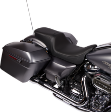 DRAG SPECIALTIES SEATS Predator 2-Up Seat - Solar Leather - Smooth - w/ Backrest Receptacle - FL '08-'23 0801-1501