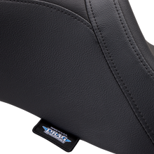DRAG SPECIALTIES SEATS Predator 2-Up Seat - Vinyl - Smooth - w/o Backrest - FLH/FLTR '08-'24 0801-1499