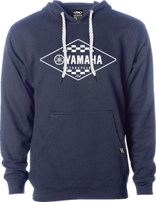 FACTORY EFFEX Yamaha Diamond Pullover Hoodie - Navy - Medium 27-88202