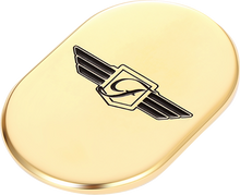FIGURATI DESIGNS Antenna Cover - Right Rear Fender - FD Logo - Gold FD-01-AC-GLD-RT