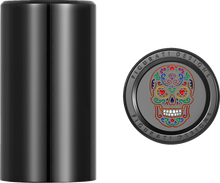 FIGURATI DESIGNS Docking Cover - Long - Black - Sugar Skull FD30-DC-25-45-BLK