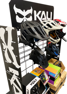 KALI Bicycle Helmet Display - Rolling Rack 010116111