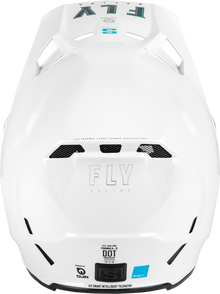 Youth Formula S Carbon Solid Helmet White Yl