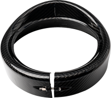 SLYFOX Headlight Trim w/ Visor - 7" - Gloss 1508-3111