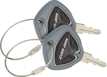 SHOW CHROME Key Covers - Gray - Can-Am - Spider 41-182E