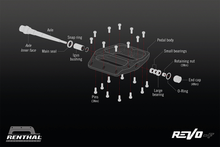 RENTHAL Revo-F Pedals - Flat - AluGold PD10001-002-01
