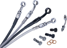 BARNETT Brake Line - Upper - Carbon Coat w/ Black Fittings 254-30-51133
