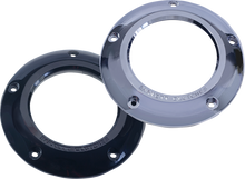 BARNETT Derby Cover - Clear Black - M8 Softail 343-30-44018