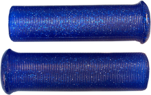 EMGO Star Fire Flake Grips - Retro - Metal - 1" - Blue 42-21113
