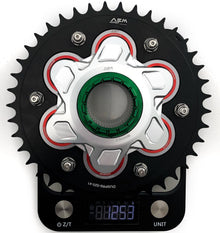 AEM FACTORY - GHOST-6 DUCATI ALUMINUM BILLET LIGHTWEIGHT HUB FLANGE AND CUSH DRIVES for Large Hub Ducati Models
