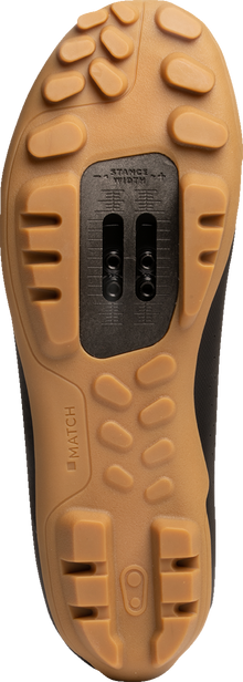 CRANKBROTHERS Candy Lace Clip-In Shoes - Black/Gum - US 10 CGL41010A100